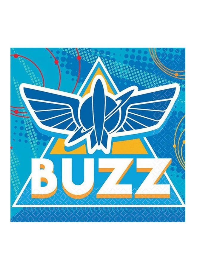 Amscan 16-Piece Printed Party Beverage Tissues Set