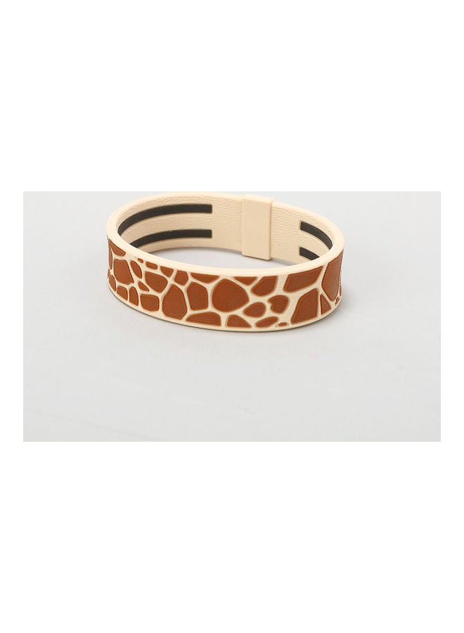 Phiten - Zebra Patterned Rakuwa Bracelet - Image 1