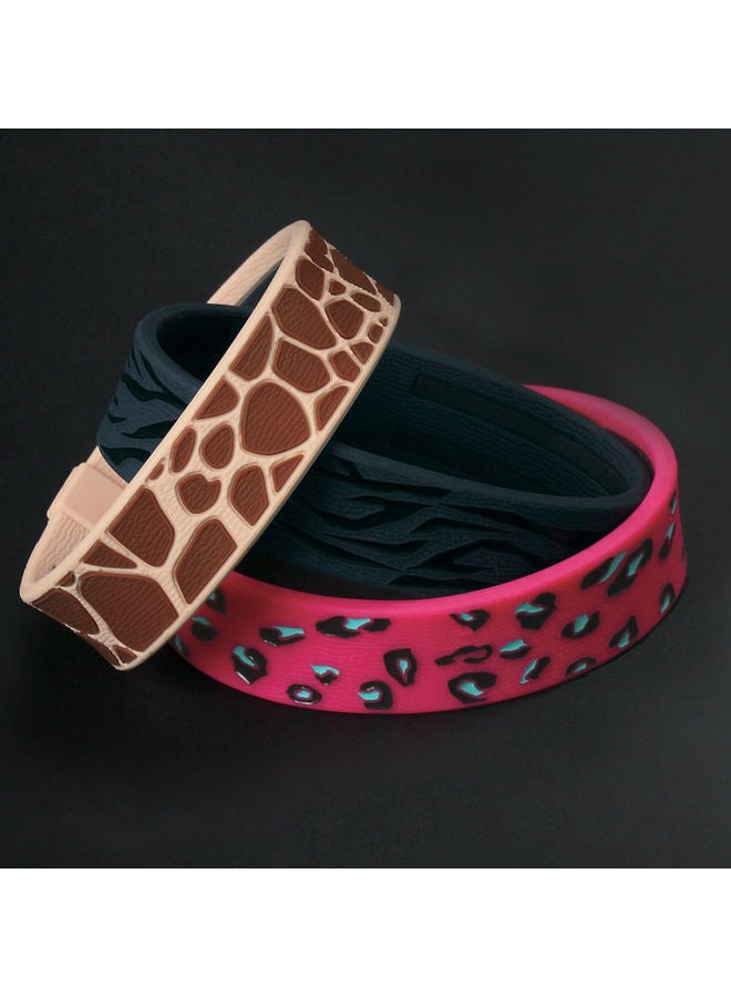 سوار راكوا مزين بنقشة حمار وحشي