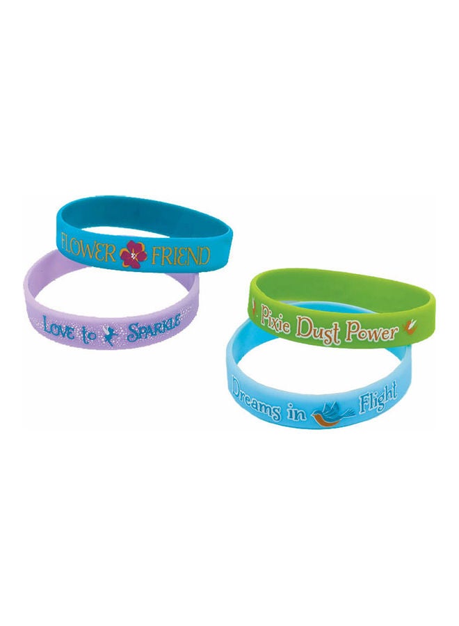Amscan 4 pieces Disney  Rubber Bracelets Birthday Gift Toys, Return Gifts for Party 