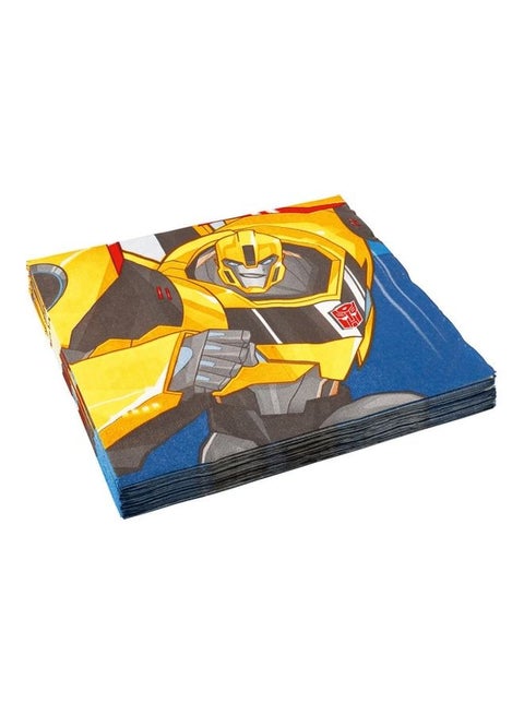 20-Piece Transformers RID Printed Tissue Set Tableware Party Supplies