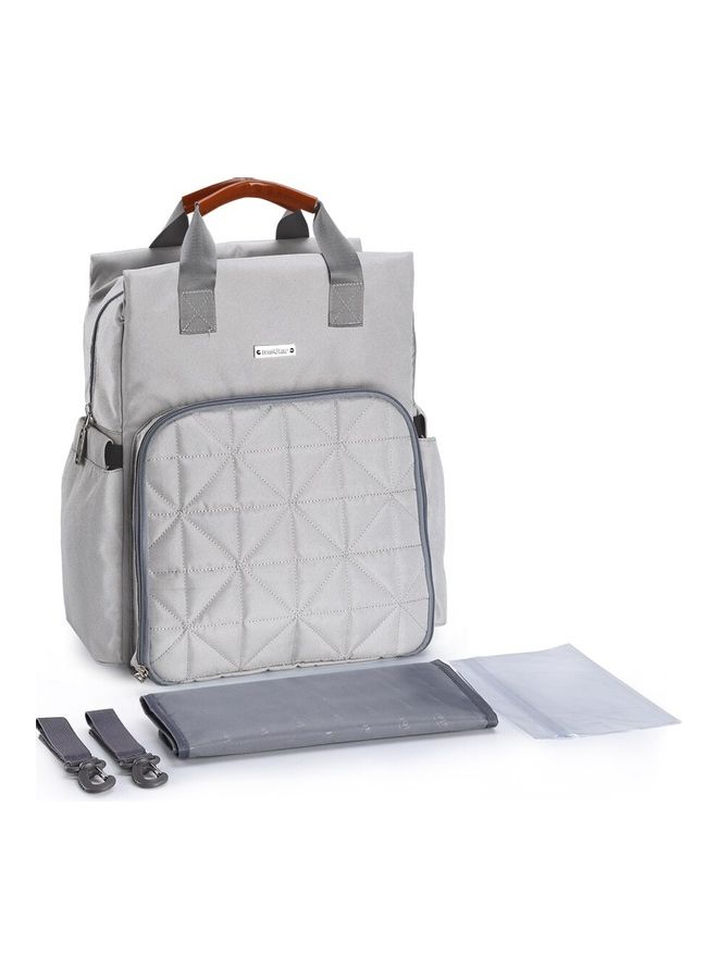 Large Capacity  Handbag With Changing Pad Insulated Pockets  - Image 1