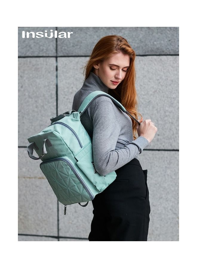 Large Capacity  Handbag With Changing Pad Insulated Pockets  - Image 2