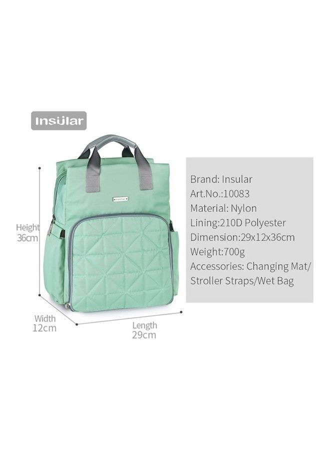 Large Capacity  Handbag With Changing Pad Insulated Pockets  - Image 4