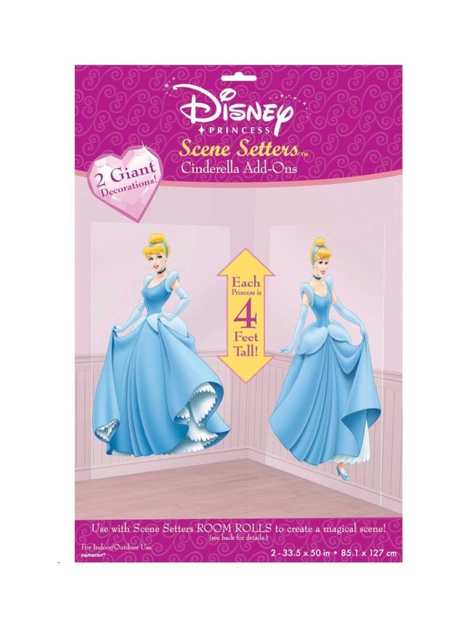 Amscan 2-Piece Cinderella Scene Setters