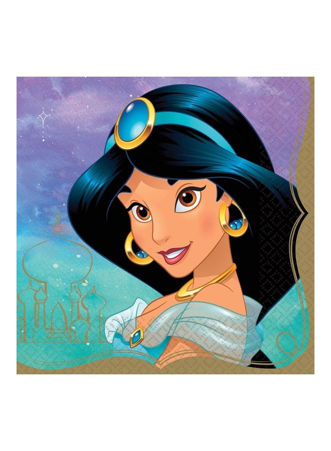 Amscan 16-Piece Printed Party Beverage Tissues Set Tableware Party Supplies