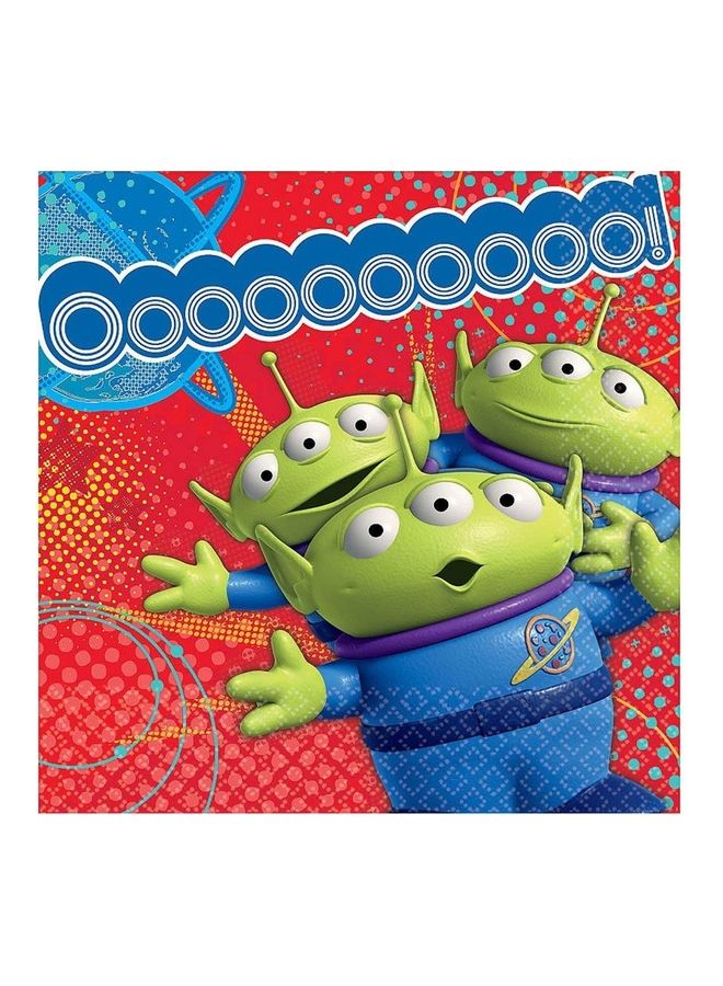 Amscan 16-Piece Printed Party Beverage Tissues Set Tableware Party Supplies