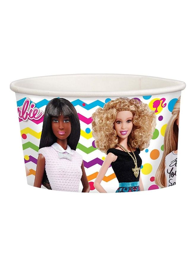 أمسكان مجموعة أكواب بطبعة للحفلات من 8 قطع