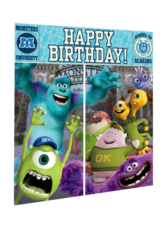 Amscan Europe 5-Piece Europe Monsters University Scene Setter 