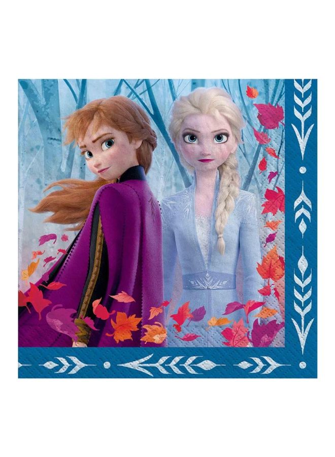 Amscan 16-Piece Printed Party Beverage Tissues Set Tableware Party Supplies