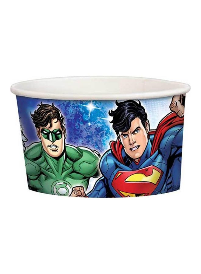 أمسكان مجموعة أكواب بطبعة للحفلات من 8 قطع