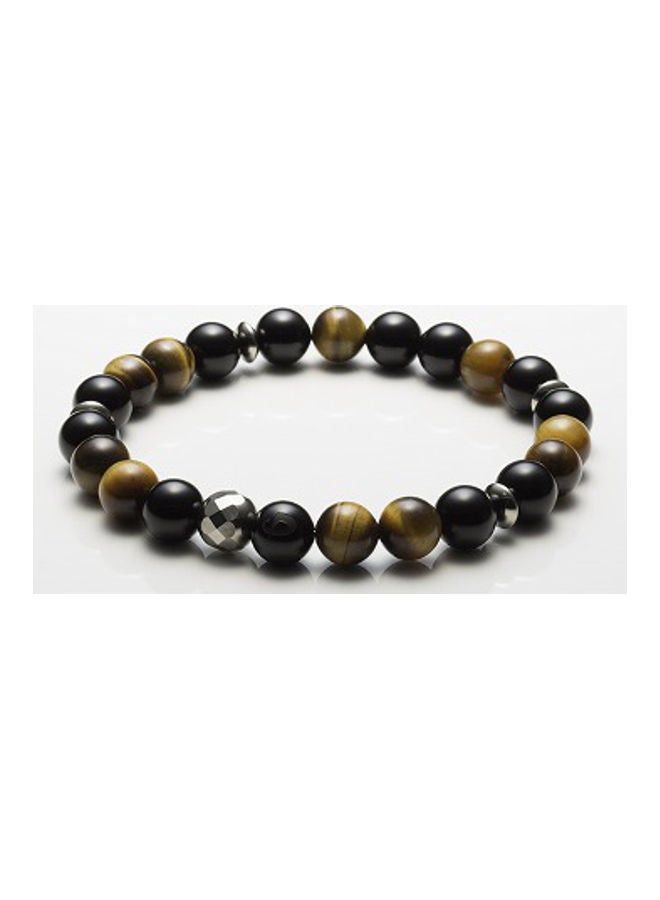 فيتن سوار عصري مرصع بأحجار العقيق اليماني على شكل عين النمر - Image 1