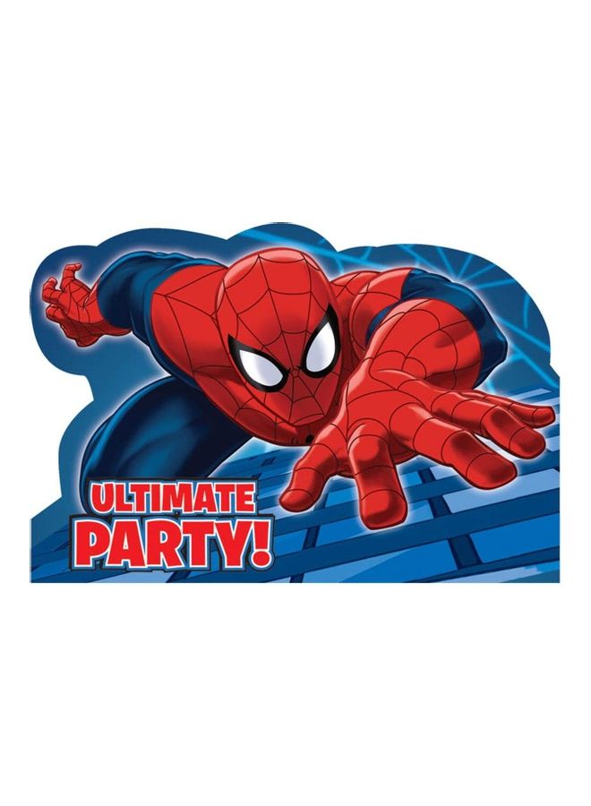 Amscan 8-Piece Printed Birthday Invitation Set