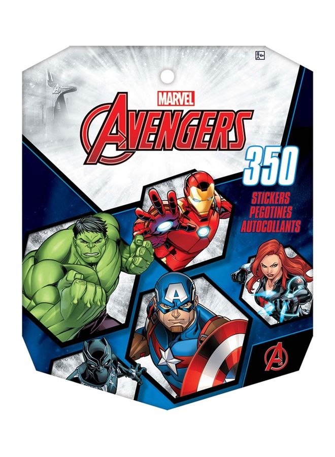 Amscan Avengers Sticker Book, 8Pcs 