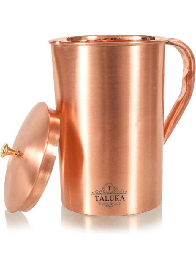 Plain Copper Jug Brown  - Image 2