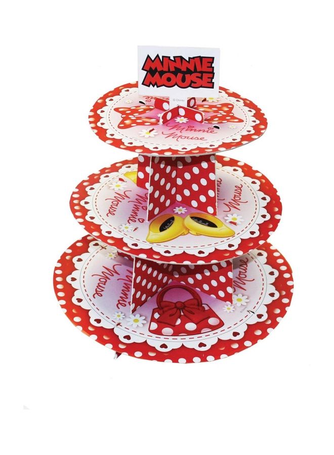 Disney Red Minnie 3 Tier Cake Stand for Birthday Party Decorations, Party Celebration - v1611171360/N43841915A_1