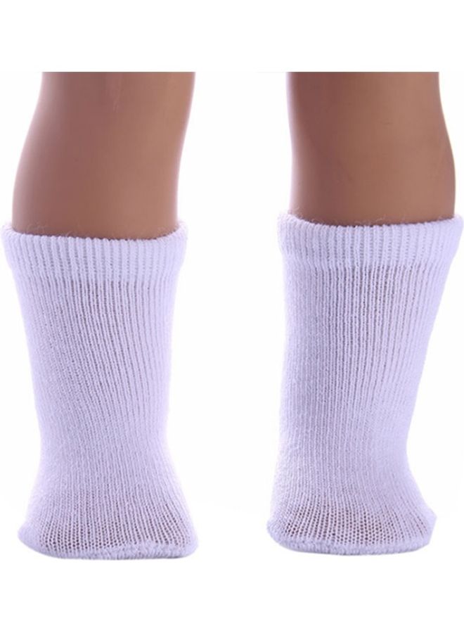 Pair Of Socks For Baby Doll - Image 1