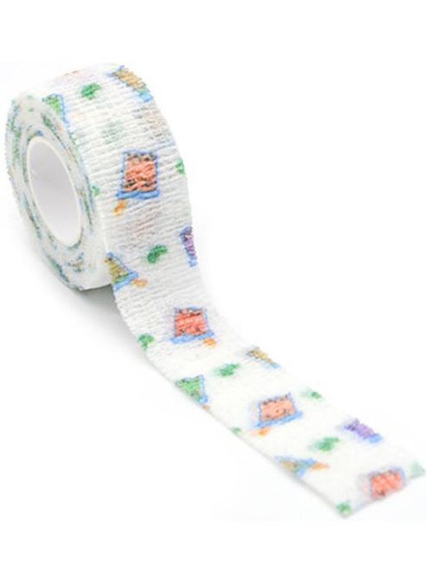 1-Piece Roll Self Adherent Cohesive Wrap Bandage Multicolour