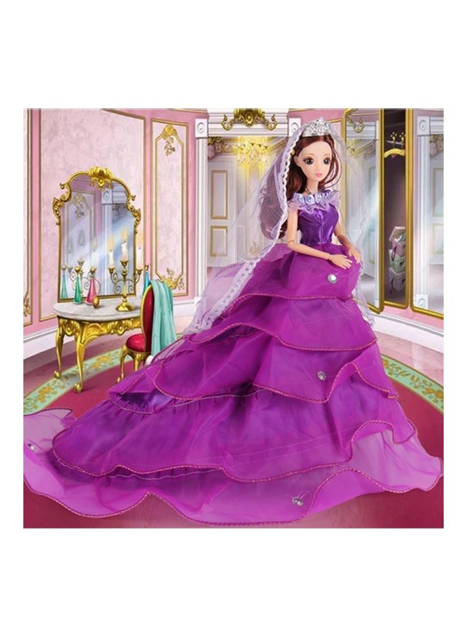 Doll Princess Elegant Wedding Dress Doll
