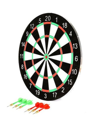 17-Inch Portable Double Faced Dart Board With 6-Darts Set - v1611175984/N43861136A_1
