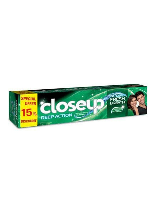 Deep Action Menthol Fresh Gel Toothpaste Green 50ml