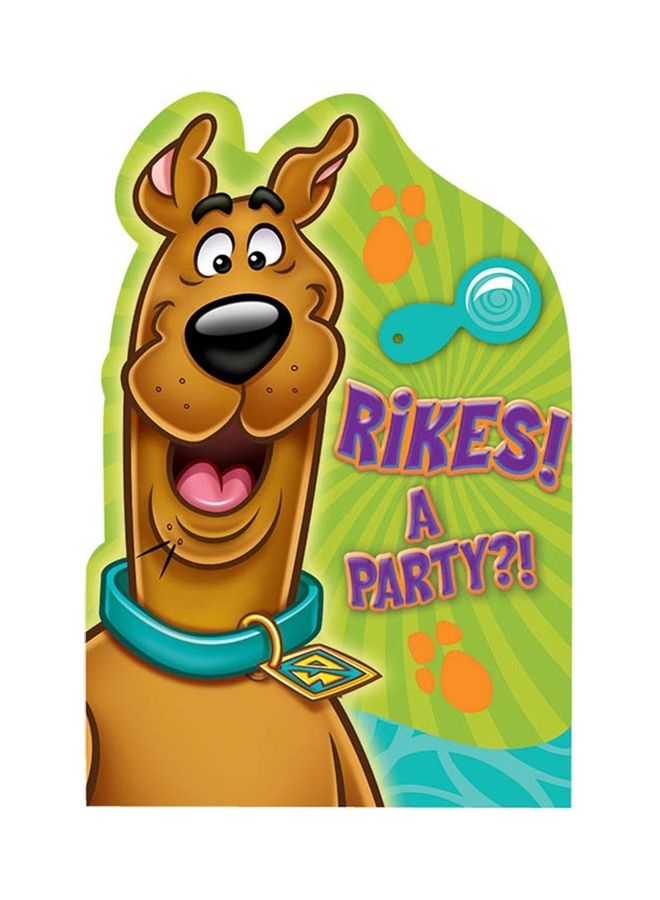 أمسكان بطاقة دعوة لحفل عيد ميلاد مزينة بطبعة