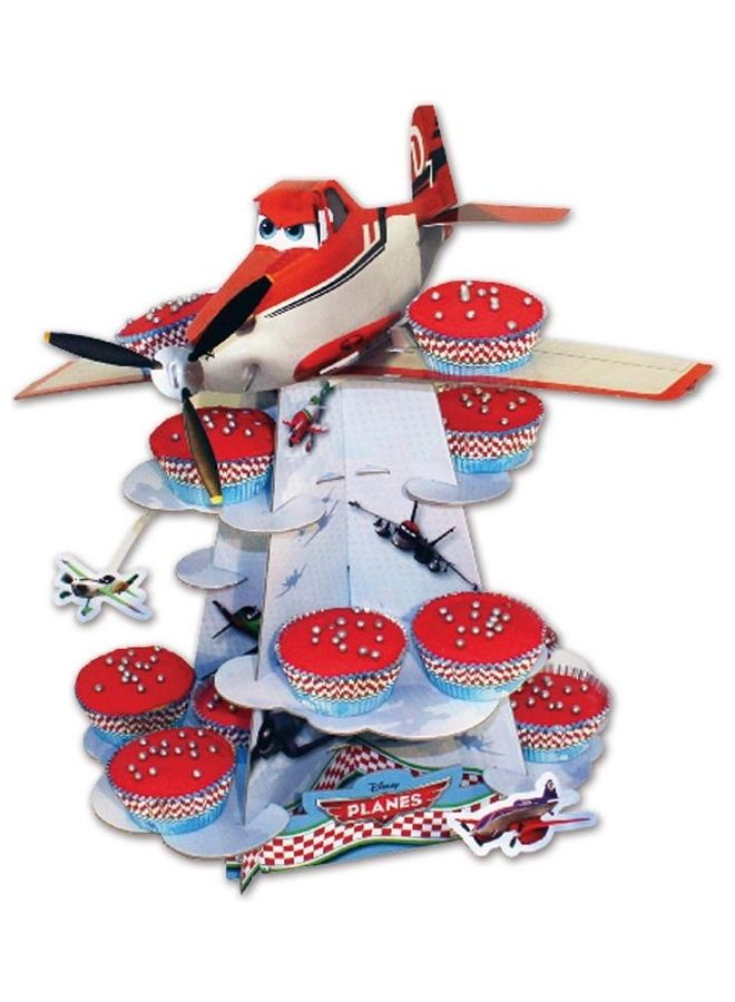 Amscan Europe Planes 3 Tier Cake Stand for Birthday Party Decorations, Party Celebration 