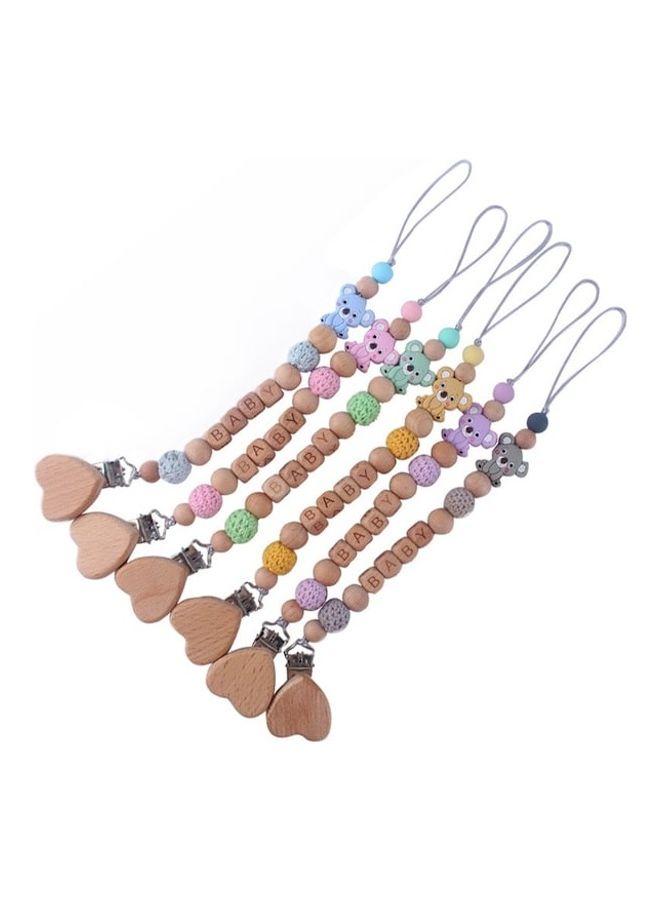 Cartoon Design Anti Lost Pacifier Chain (0-3 Months)  - Image 2