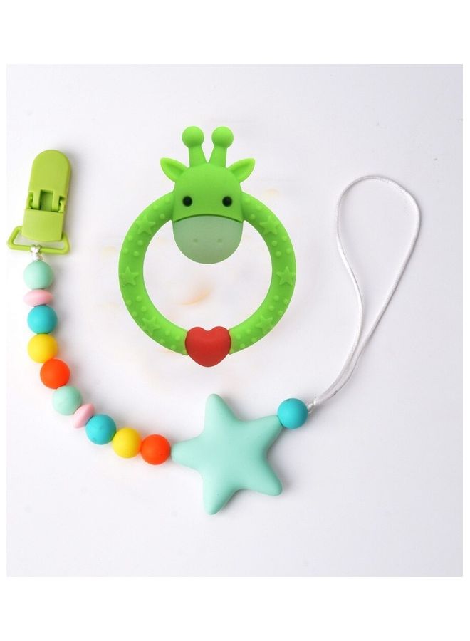 2-Piece Silicone Soother Grip Teether Set  - Image 1