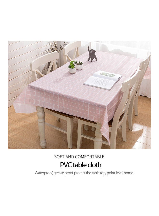 فاشون هوم مفرش طاولة طعام للمطبخ مضاد للاحتراق لون وردي 137x137سم - Image 4