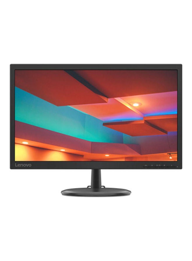 Lenovo C22-20 62A7Kat1UK Monitor With 21.5 Inch FHD (1920x1080) TN Display,Response Time 5 ms, Refresh Rate 75 Hz, Vga+Hdmi, Cable Included VGA 1Yrs Black  - Image 1
