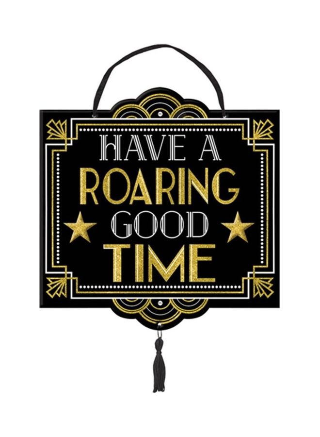 Amscan Glitz And Glam Glitter Hanging Sign