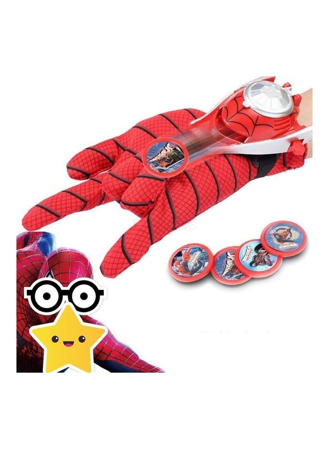 TENDERFEET - Soft Fabric Spiderman Gloves With Disc Launcher - Image 1