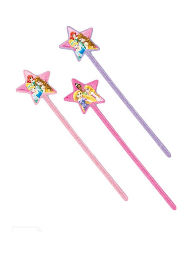 أمسكان عصا الأميرات المتلألئة من ديزني 12 قطعة