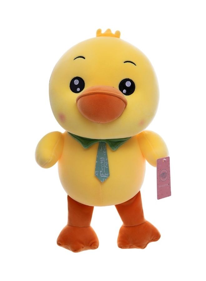 Duck Shape Tie Decorated Plush Toy M - Image 1