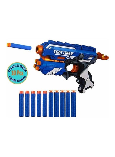 Manual Soft Bullet Gun Toy With 10 Foam Bullets