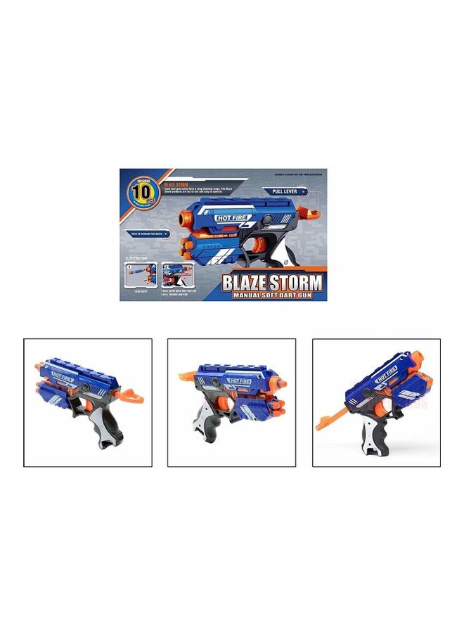 Manual Soft Bullet Gun Toy With 10 Foam Bullets