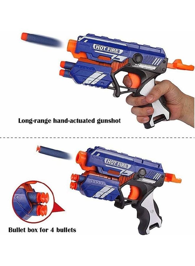 Manual Soft Bullet Gun Toy With 10 Foam Bullets