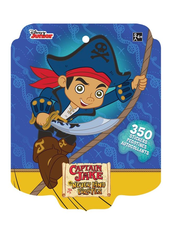 أمسكان كتاب ملصقات بتصميم من مسلسل "Jake And The Neverland Pirate"