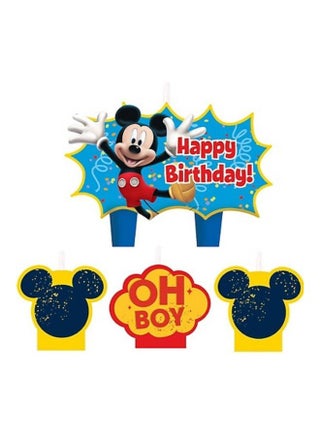 Mickey Mouse Molded Cake Candle Set - v1611185813/N43841145A_1