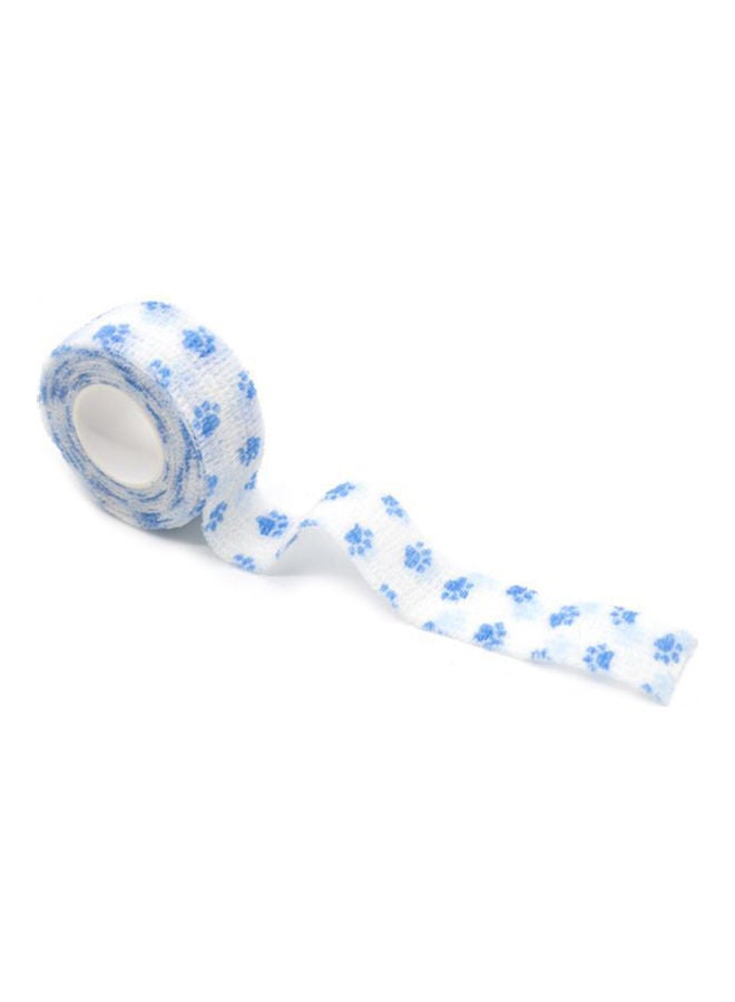 Generic 1-Piece Roll Self Adherent Cohesive Wrap Bandage Blue/White 