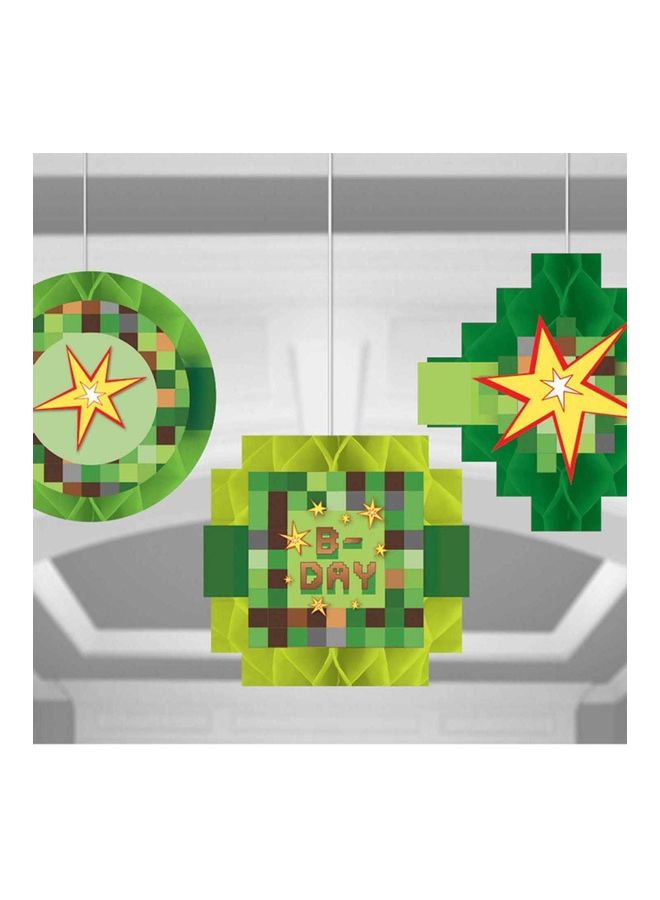 أمسكان زينة حفلة عسلية على شكل خلية النحل