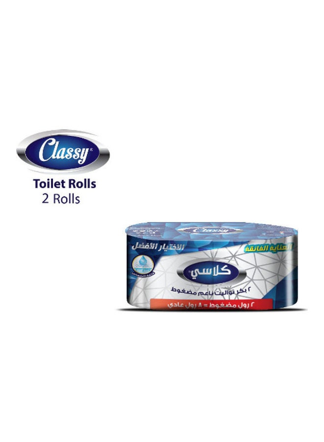 2-Roll Soft Compressed Toilet Paper White - v1611186859/N43864705A_1