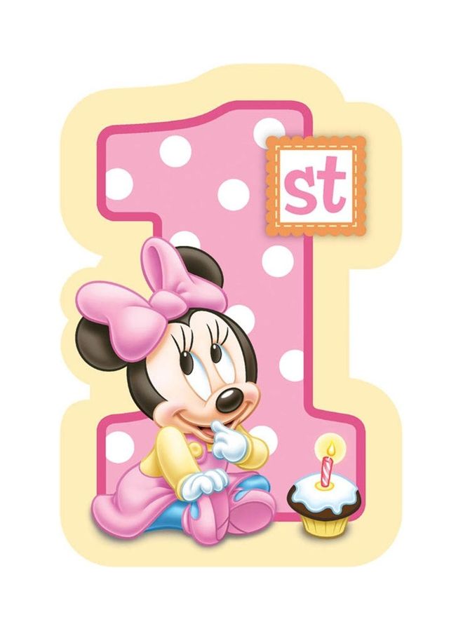 Amscan 8-Piece Printed Birthday Invitation Set Party Supplies