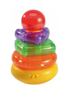 infunbebe Light And Sound Stackable Pyramid Toy Set 