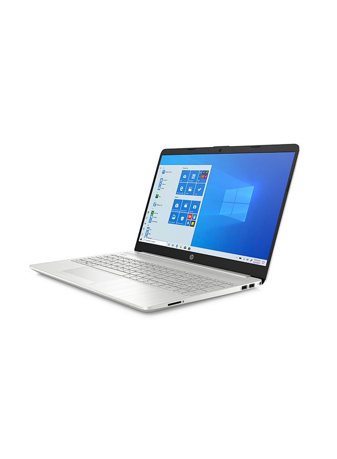 HP - 15-dw2085ne Laptop With 15.6-Inch Display, Core i5-1035G1 Processor/8GB RAM/512GB SSD/2GB NVIDIA GeForce MX130 Graphics/ English Arabic Keyboard Silver - Image 1