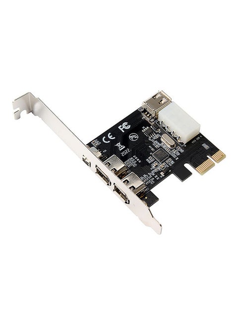 PCI-E To 3-Port DV High-Definition Video Capture Adapter Card Black