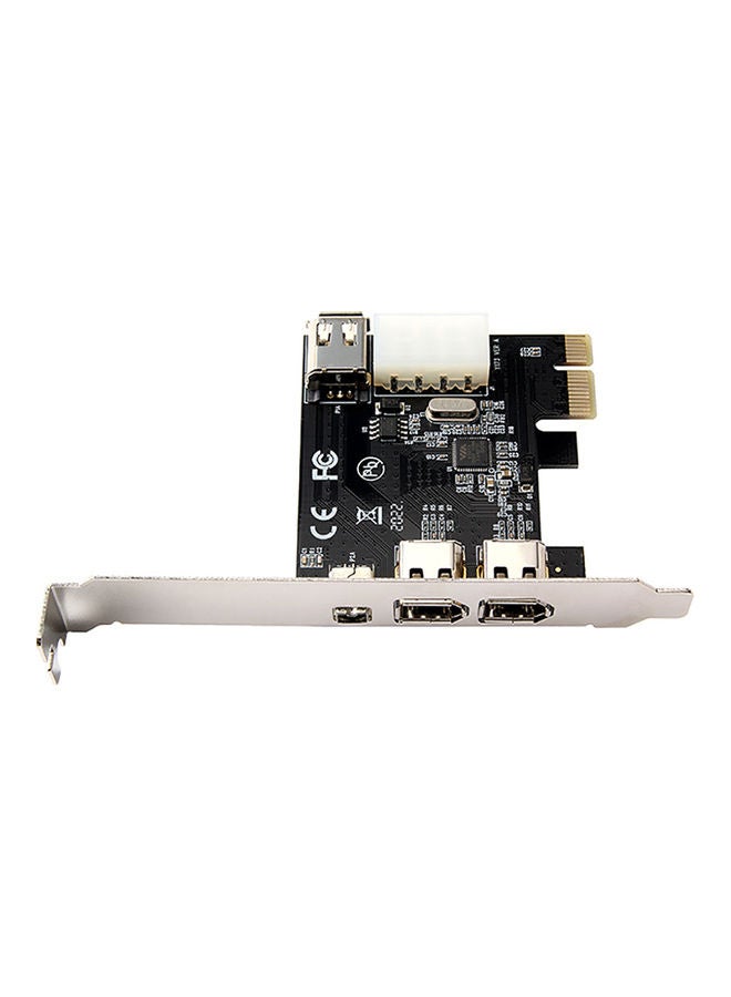 Generic - PCI-E To 3-Port DV High-Definition Video Capture Adapter Card Black - Image 1