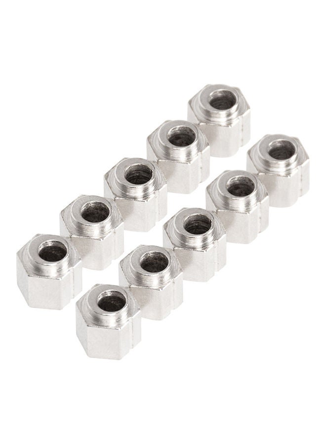 Tronxy - 10-Piece Eccentric Nuts For 3D Printer Silver - Image 1
