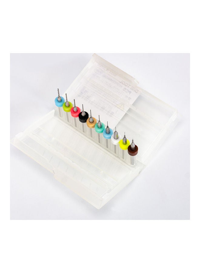 Tronxy - 10-Piece 3D Printer Nozzle Cleaning Tools Multicolour - Image 1